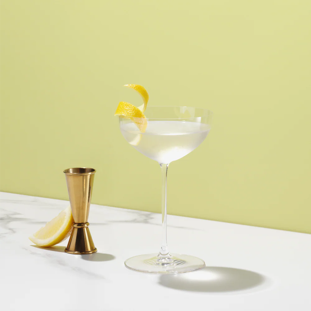 Cocktail pétillant Vodka citron