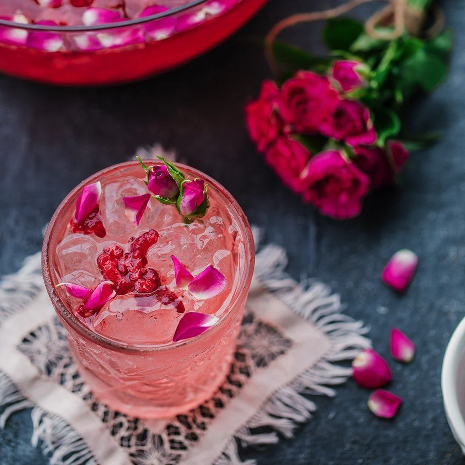 Punch Rosé aux framboises