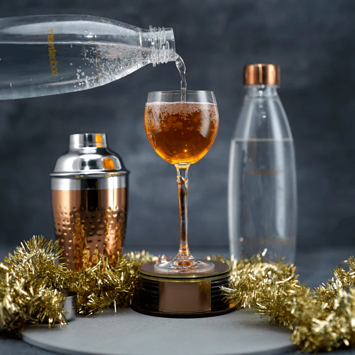 Cocktail de fête au caramel