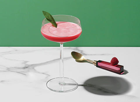 Punch à  la fraise