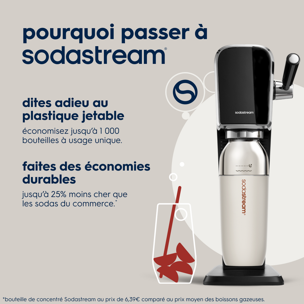 Gourde isotherme démontable 0,7L fizz&go Easy mix sable – 5