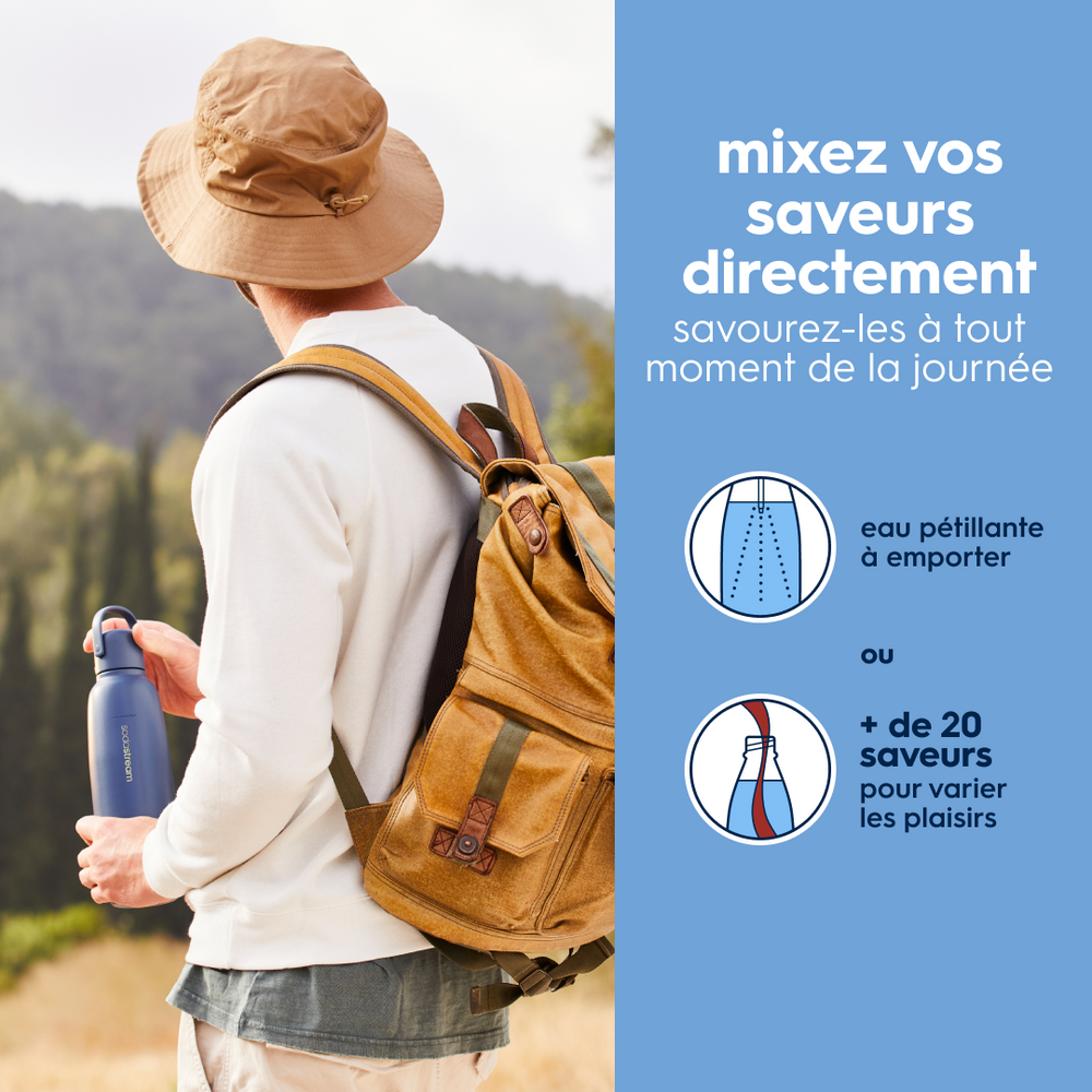Gourde Sodastream lot de 2 Fizz & go cool bleue – 6