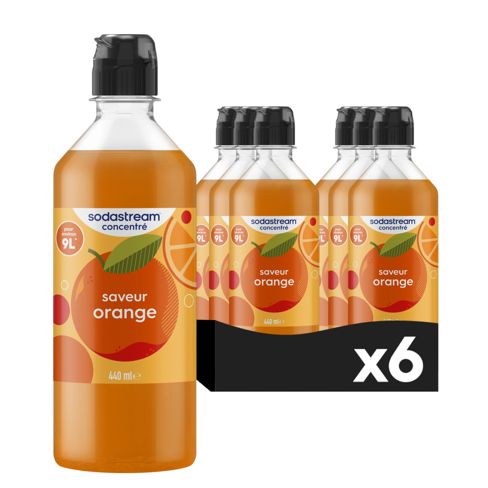 6-Pack Sirop Orange 440ml – 1