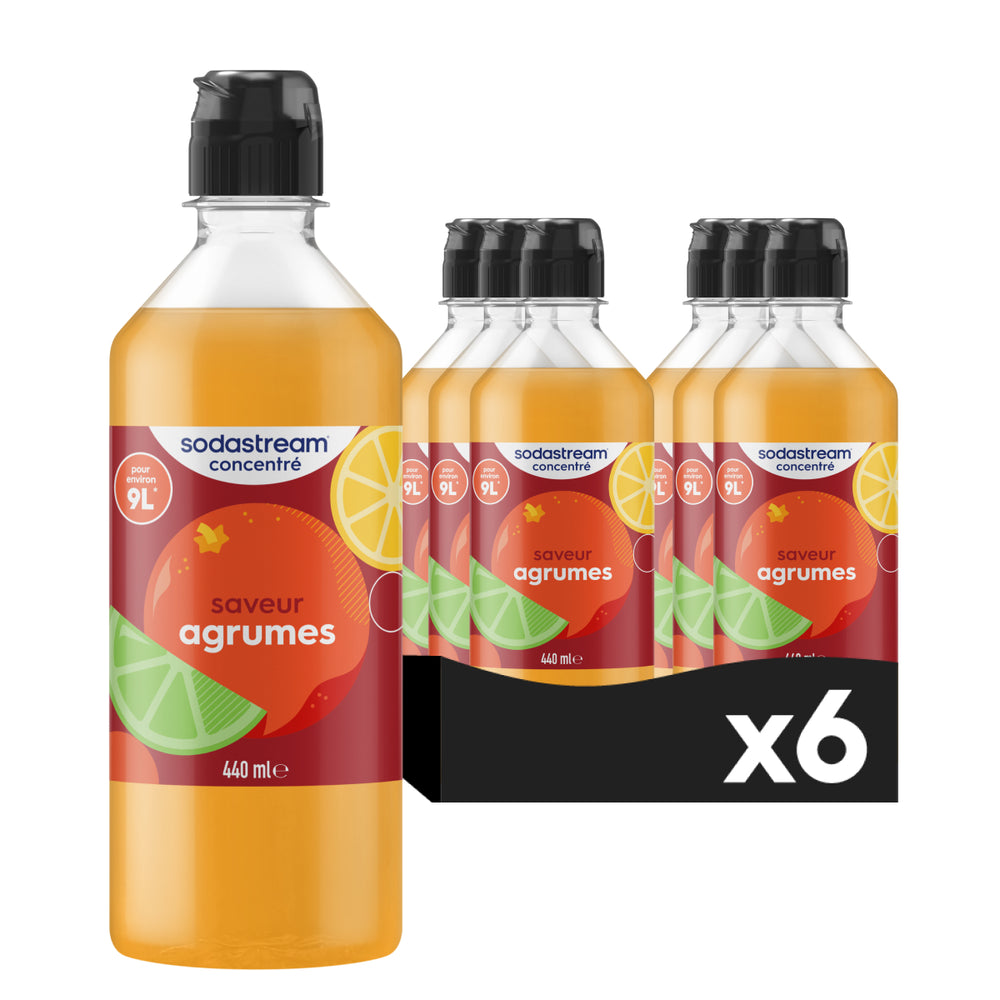 6-Pack Sirop Agrumes 440ml – 1