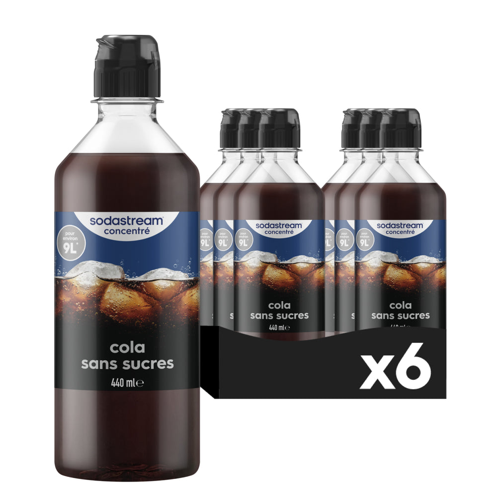 6-Pack Sirop Cola Sans Sucres 440ml – 1