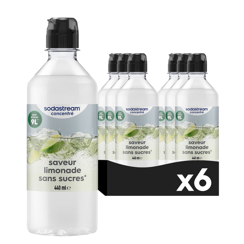 6-Pack Sirop Limonade sans sucres 440ml – 1