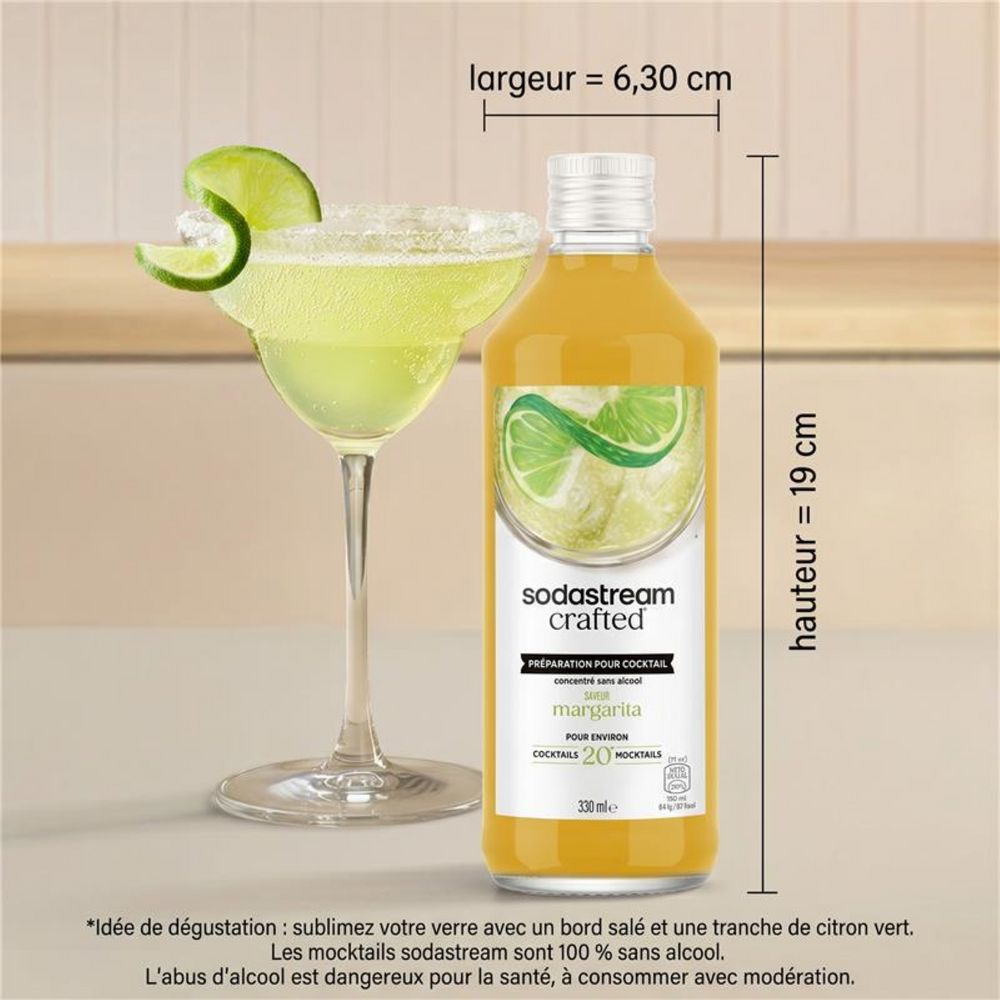 Cocktail Mixer saveur Margarita sans alcool 330ml – 3