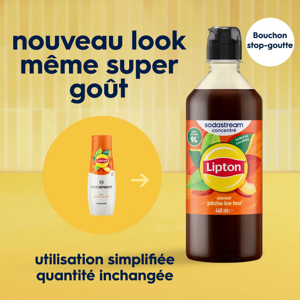 6-Pack Sirop Lipton Ice Tea Pêche 440ml – 2