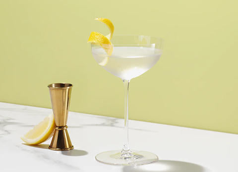 Cocktail pétillant Vodka citron