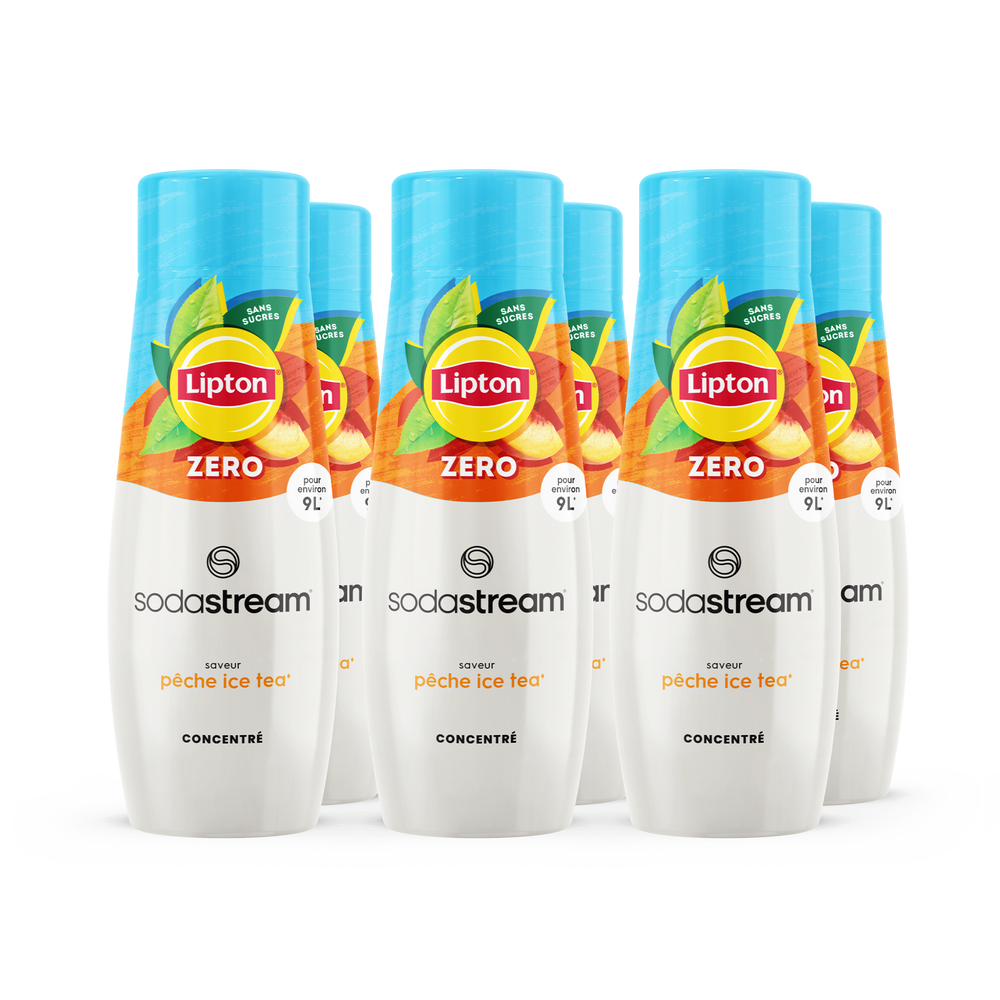 6-Pack Sirop Lipton Ice Tea Pêche Zéro 440ml – 1