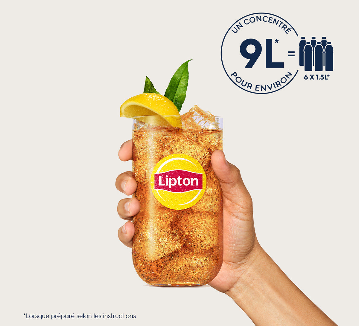 6-Pack Sirop Lipton Ice Tea Pêche 440ml