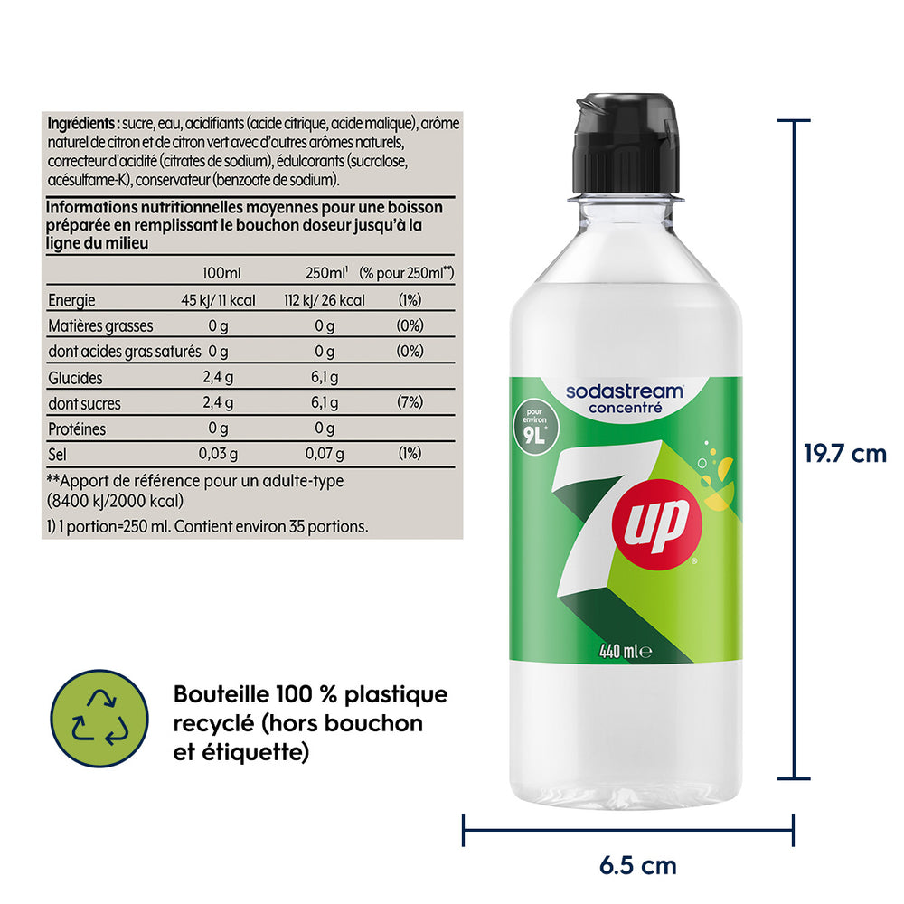 Sirop 7Up 440ml – 8