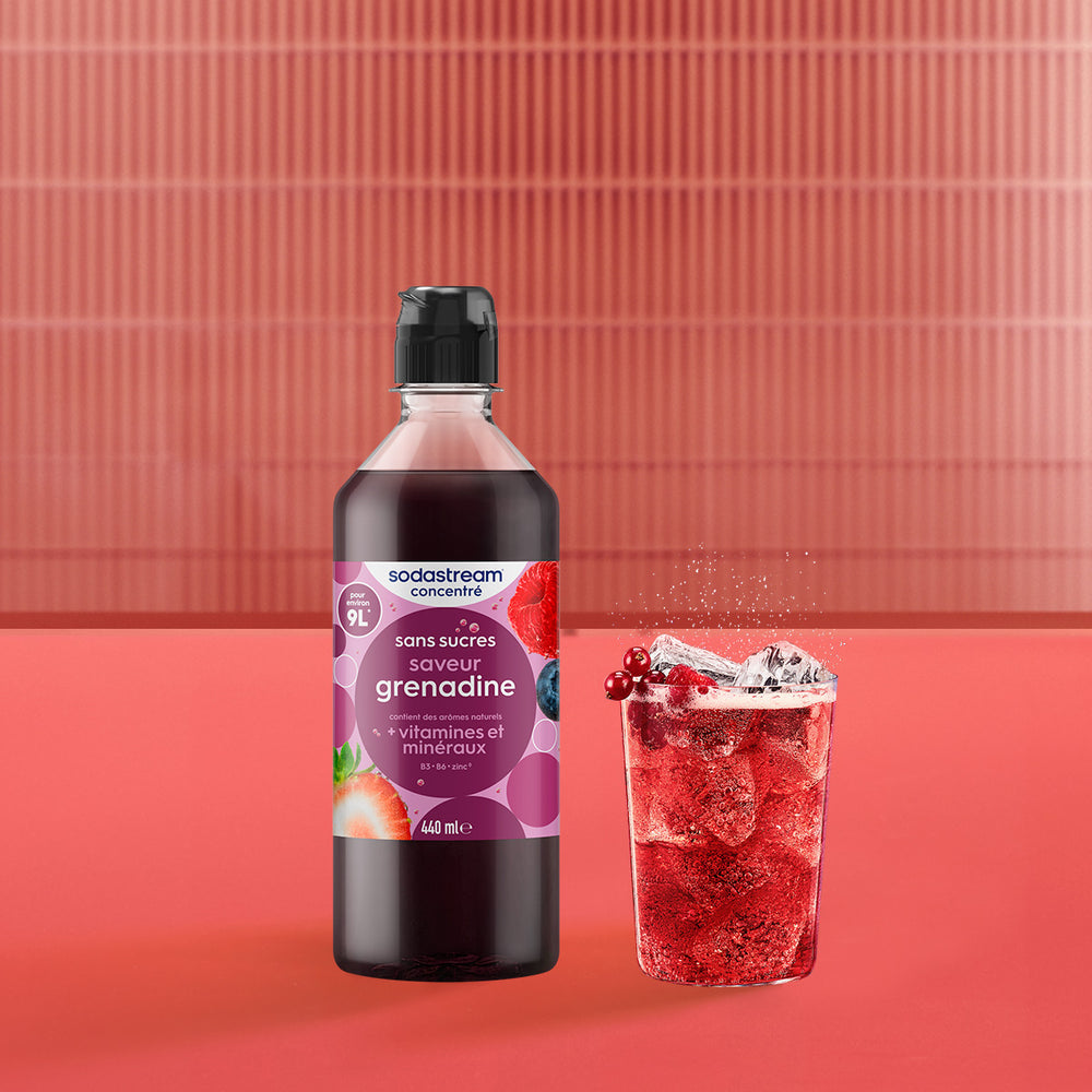 6-Pack Sirop Grenadine sans sucres 440ml – 4