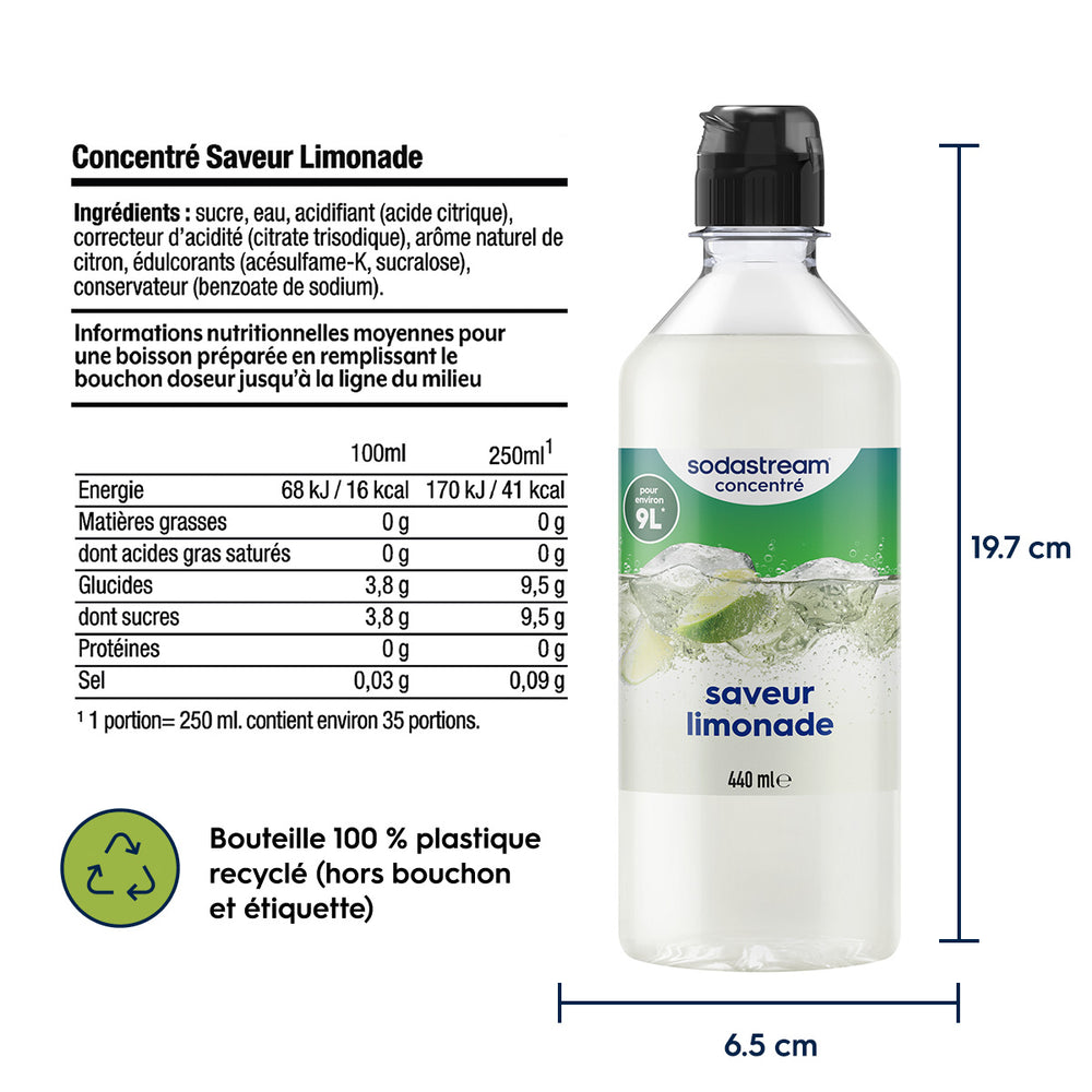 Sirop Limonade 440ml – 6
