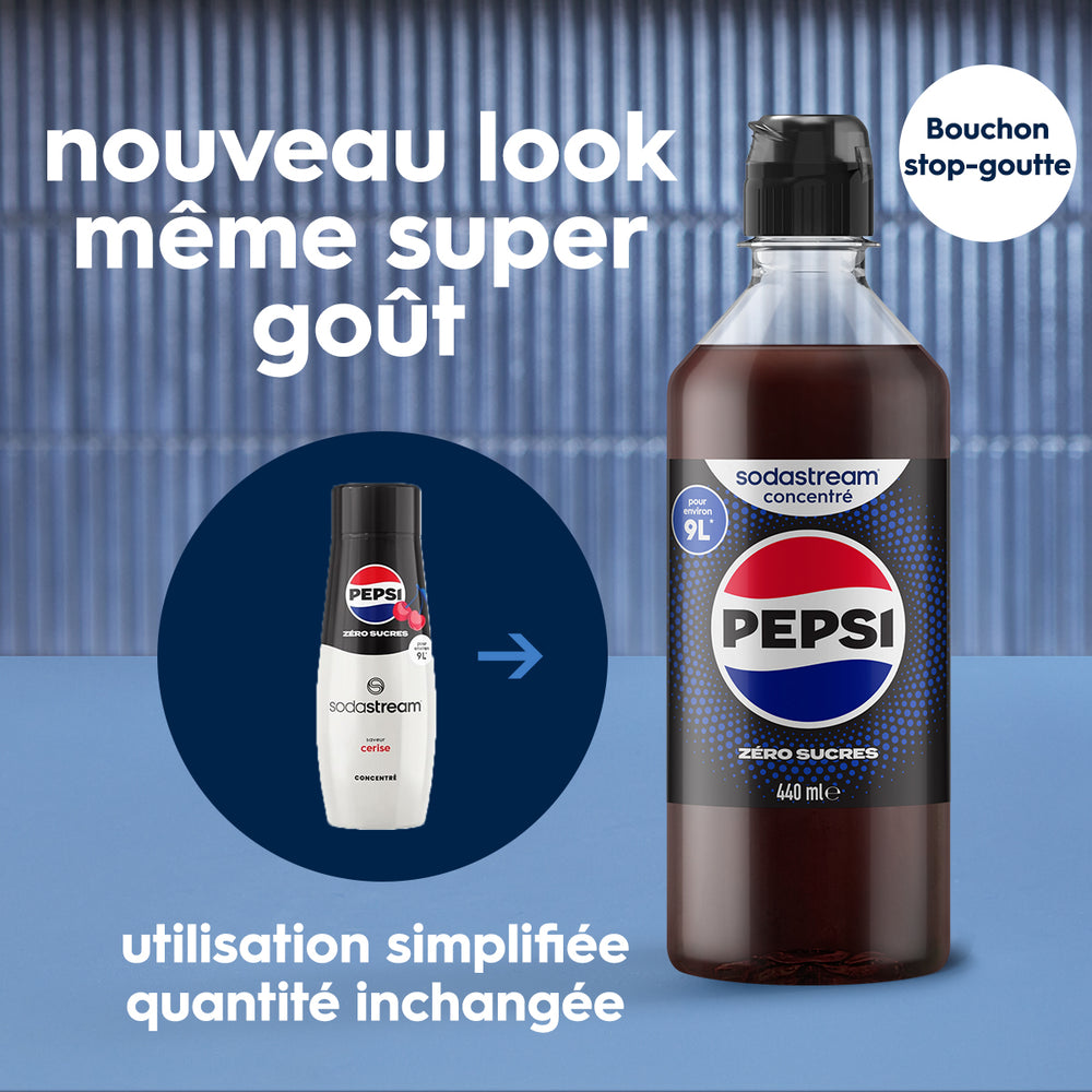 Sirop Pepsi Zéro Sucres Saveur Cerise 440ml – 2