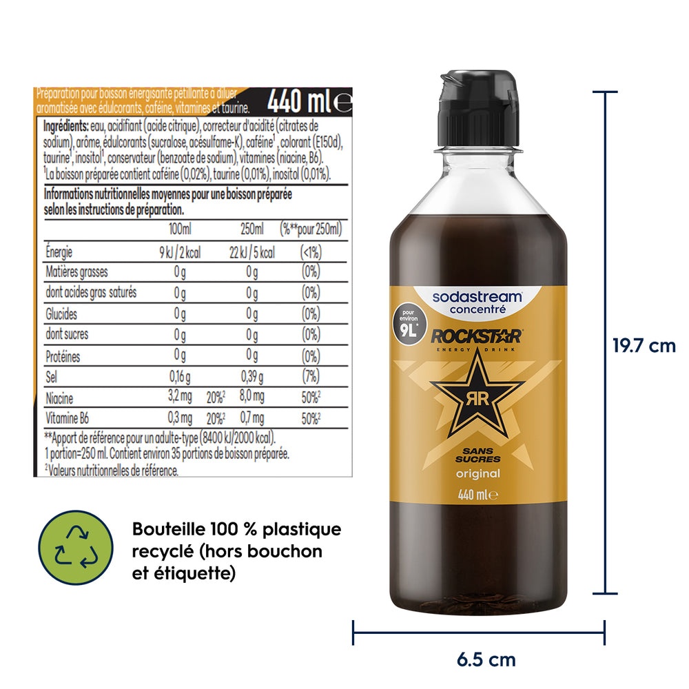 6-Pack Sirop Rockstar 440ml – 6