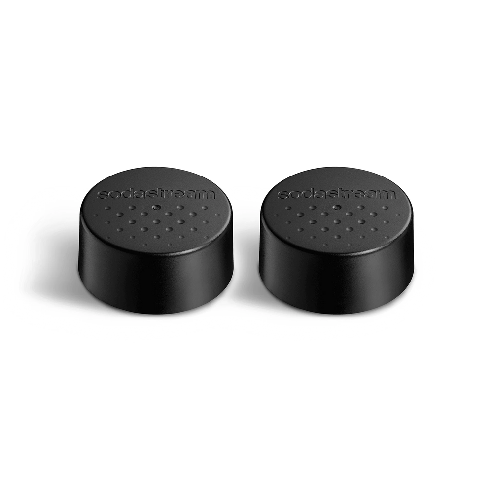 Pack 2 bouchons noirs pour bouteille en verre de 1L – 1
