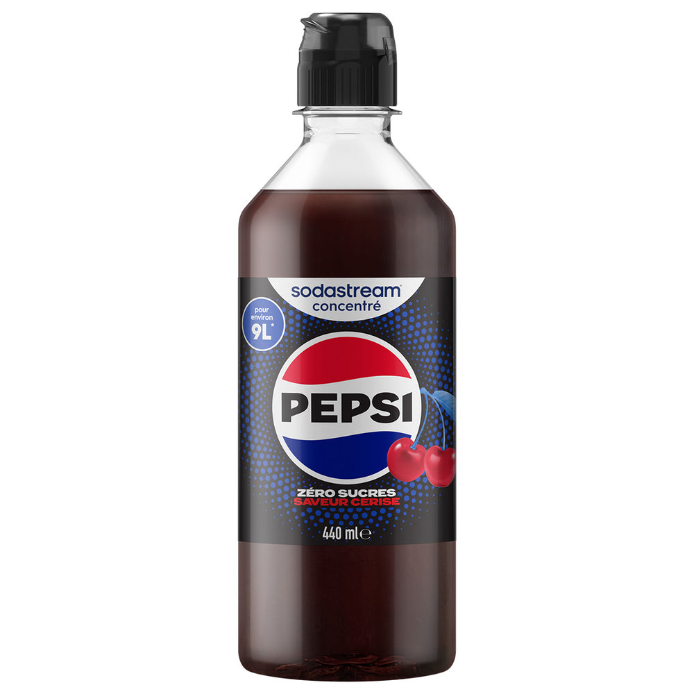 Sirop Pepsi Zéro Sucres Saveur Cerise 440ml – 1